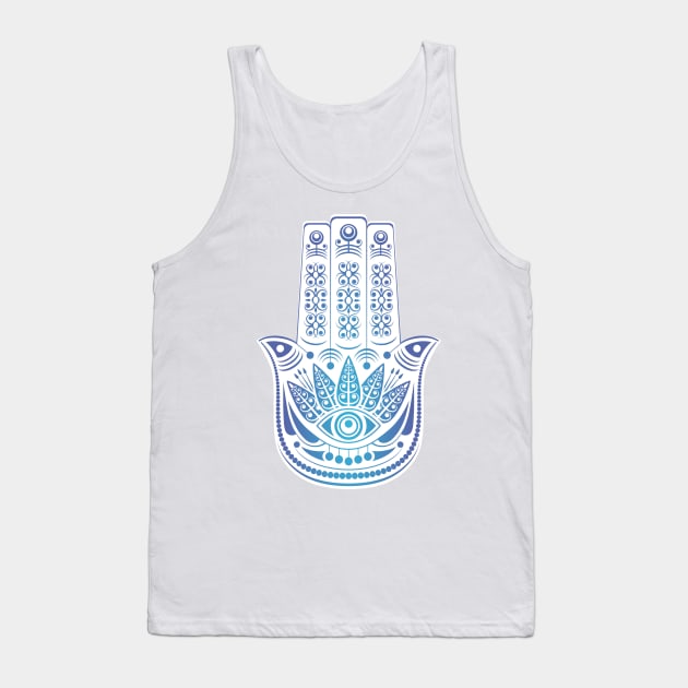 Hand Of Fatima 3 Tank Top by chelbi_mar